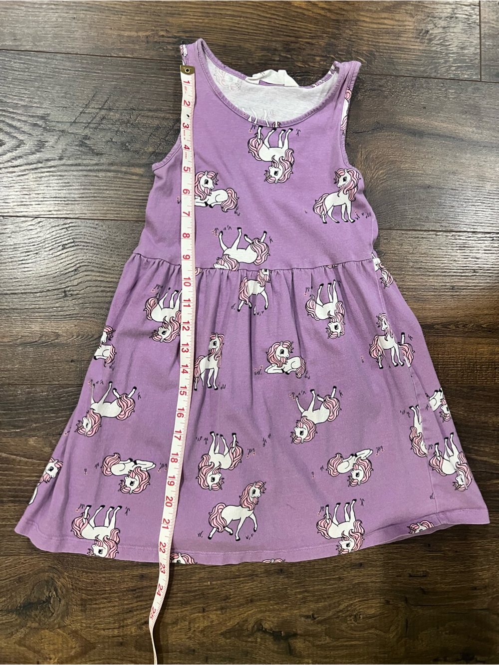 H&M Purple Unicorn Print Girls' Casual Dress